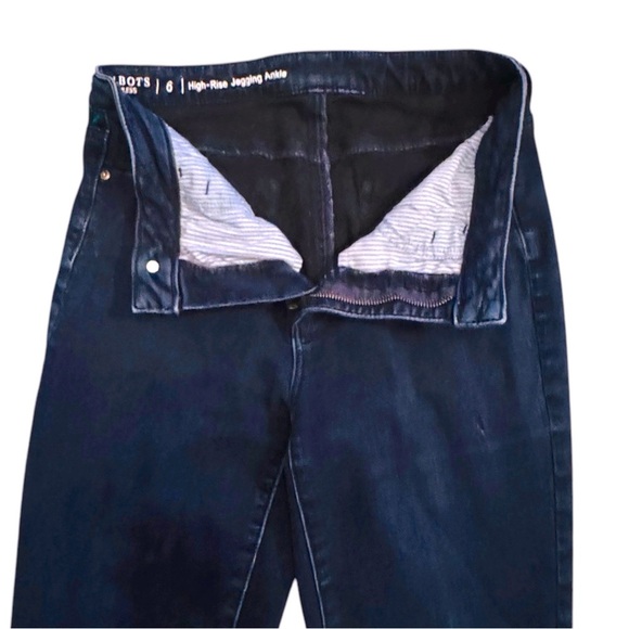 Talbots-Flawless Size 6 High-Rise Jegging Ankle Jeans in Rinse Wash Stretch - Picture 9 of 9